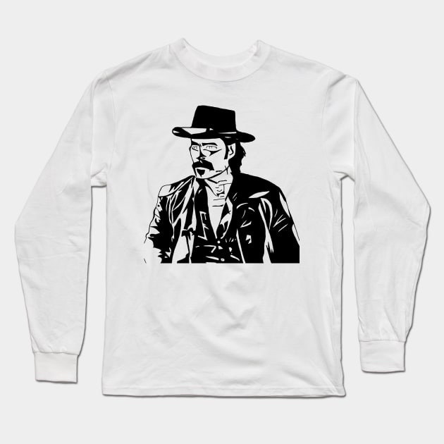 Doc Holiday Long Sleeve T-Shirt by CityEarper